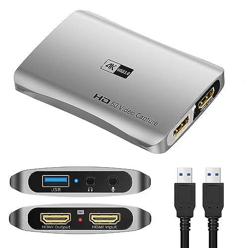 4K 30FPS Capture Card Recording HDMI to USB 3 Streaming Live Stream and Record for PS4 5 Nintendo Switch Video Recorder Box 1
