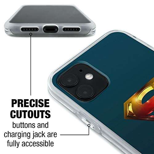Supergirl TV Series Logo Protective Slim Fit Hybrid Rubber Bumper Case Fits Apple iPhone 8, 8 Plus, X, 11, 11 Pro,11 Pro Max 2