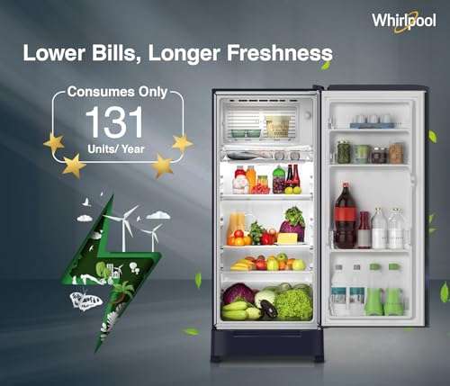 Whirlpool 184 L 5 Star Direct-Cool Single Door Refrigerator with Intellisense Inverter Compressor (205 WDE ROY 5S Inv SAPPHIRE SPRING-Z) 3