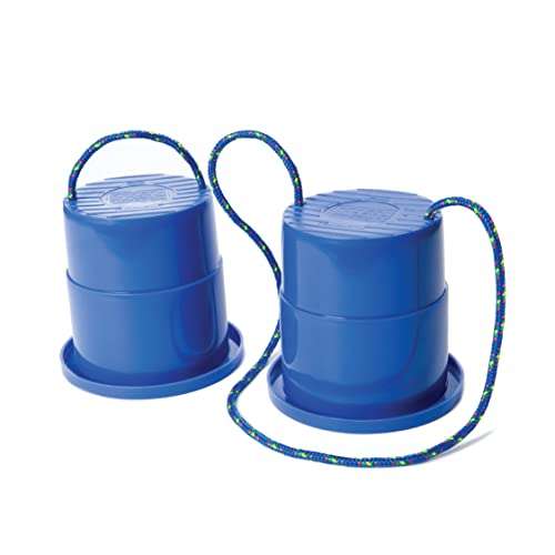 Just Jump It EZ Can Steppers Kids Stilts, Balance Stepping Stones for Kids, Walking Platform Stilt Sensory Stomper Toy for Children 1