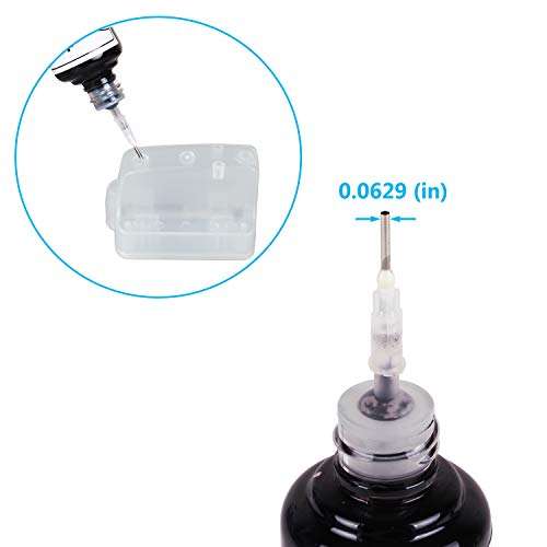 CoYlBod Refill Ink Kit for 02 02XL Photosmart C5100 C5140 C5150 C5180 C6100 C6150 C6180 C6200 C7280 C7250 C7283 C7275 C8180 D7245 D7255 3210 3310 D6160 D6280 D7280, for Refillable Cartridges or CISS 3