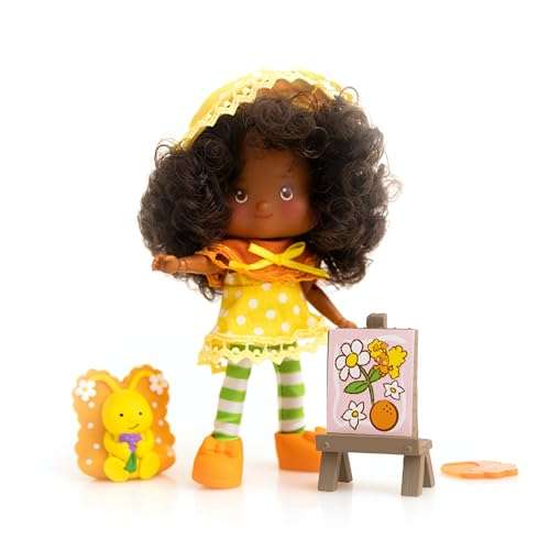 Strawberry Shortcake 5.5-inch Orange Blossom Poseable Sweet Scented Fashion Doll with 4 Surprise Reveal Accessories 1
