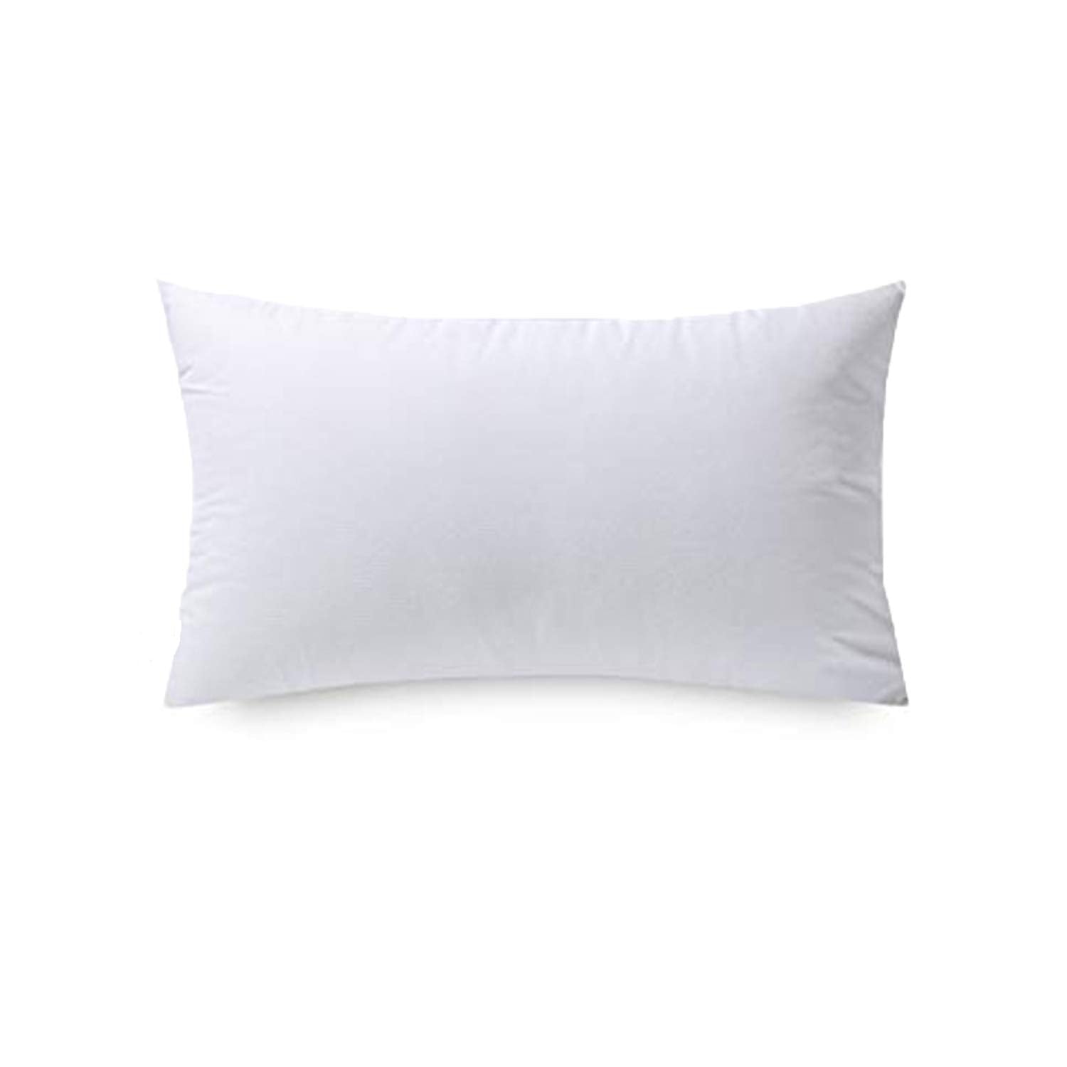 H B MSALA (DEVICE) 100% Cotton Fabric Bed Pillow with Black Hosiery Outer – Medium Hard Cotton Filling for Neck & Spine Support (20 x 26 Inches, White, 1 Piece)