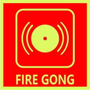 18 Piece Combo Offer FIRE GONGnight Glow Elimination Stickers Sign (Waterproof Sticker)