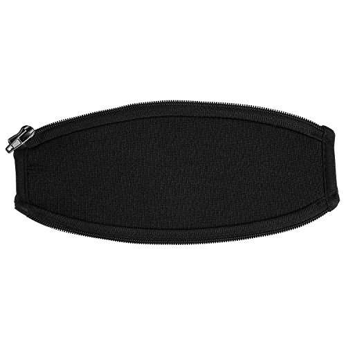 QC15 QC2 Headband Cover, JARMOR Replacement Head Band Protector with Zipper [ Easy Installation ] for Bose QuietComfort 15, QuietComfort 2 Headphones (Black) 3