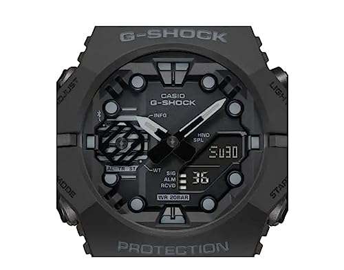 G-Shock Casio Analog-Digital Bluetooth Combi Black Resin Strap Watch | GAB001-1A 5