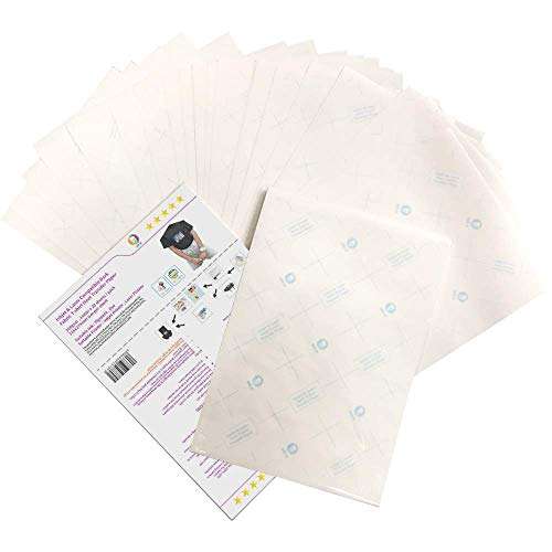 MR.R 8.5''x11'' Inkjet and Laser Compatible Printable Heat Transfer Vinyl Paper for Dark T-shirt Fabric, Made in USA (10 Sheets) 3