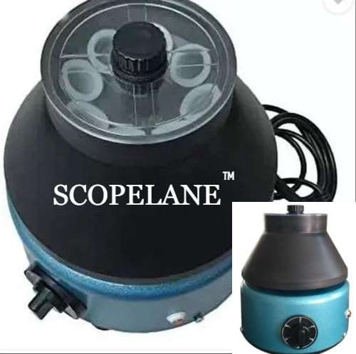 SCOPELANE Medical Doctor laboratory Centrifuge Machine with Capacity of 8x15 ml Tube, 3500 RPM, Shocked-Free ABS Body with copper motor 1