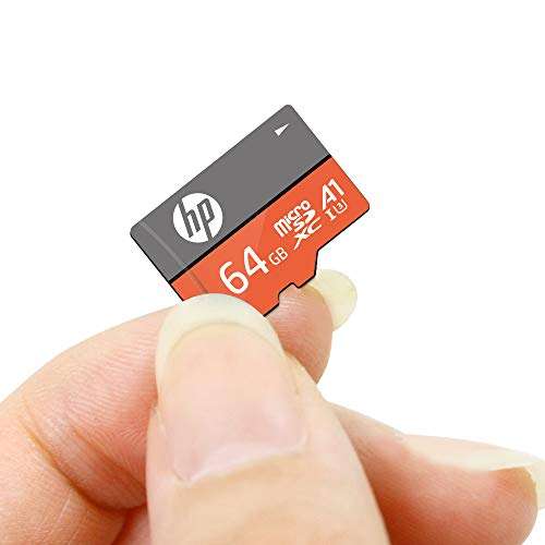 HP MicroSD Card U3, A1 64 GB High Speed (Write Speed 85MB/s & Read Speed 100 MB/s Records 4K UHD and Fill HD Video) 2