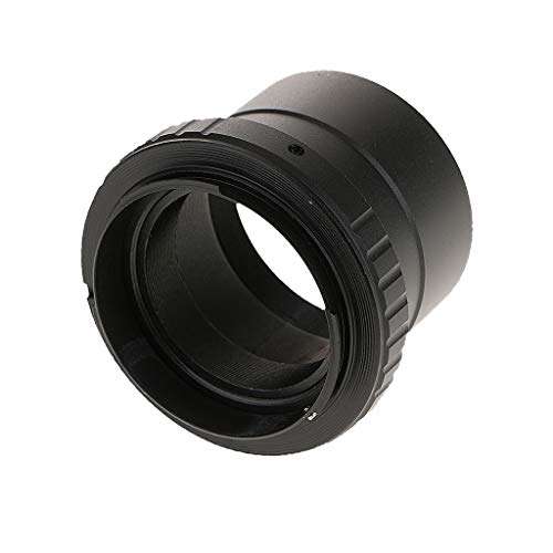 FLAWISH T Ring for Sony SLR Camera Lens + 2inch to T2 M42*0.75 Thread Telescope Mount Adapter - Black 1