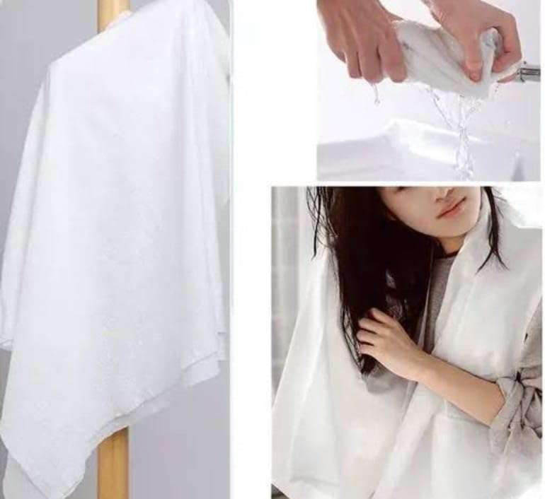 BLUE SAFE (Pack of 10) Disposable Towel 20x40 inches Breathable Towel, Soft and Clean, hygienic Product 3