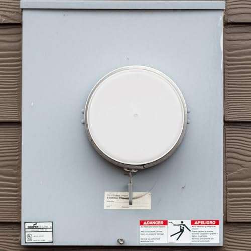 Electric Meter Box Cover for Milbank 6002 Plastic Meter Socket, Breaker Panel Covers Box Cover Plastic Electric Meter Gas Meter Covers 5