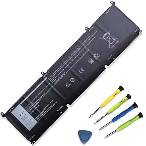 69KF2 86Wh Battery Replacement for Dell XPS 15 9500 9510 9520 G15 5510 5511 5515 5520 5521 Precision 5550 5560 5570 G5 G7 G16 Alienware M15 R3 R4 R5 R6 R7 M17 R3 R4 Inspiron 7510 7610 7620 P87F 8FCTC 1
