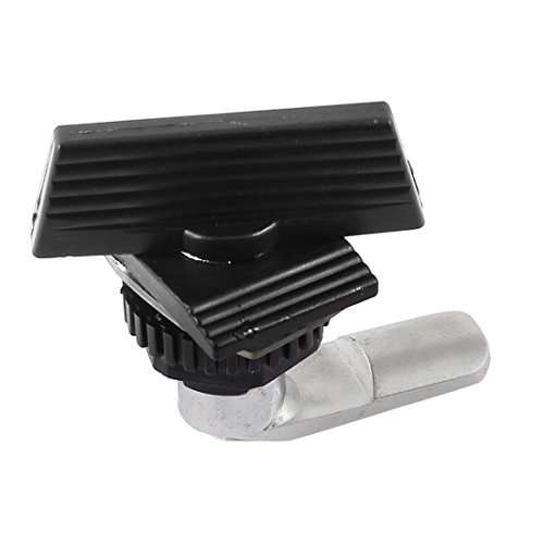 Aexit Black Plastic Door Hardware & Locks 90 Degree Rotary Wing Knob Cabinet Desk Box Door Closers Cam Lock 1