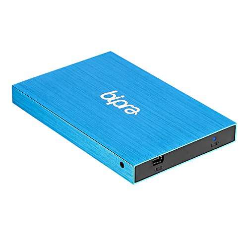 BIPRA 640Gb 640 Gb 2.5 Inch External Hard Drive Portable USB 2.0 - Blue - Ntfs 2