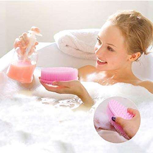 Nika Soft Silicone Brush Shower Body/Head Massage Brush 5