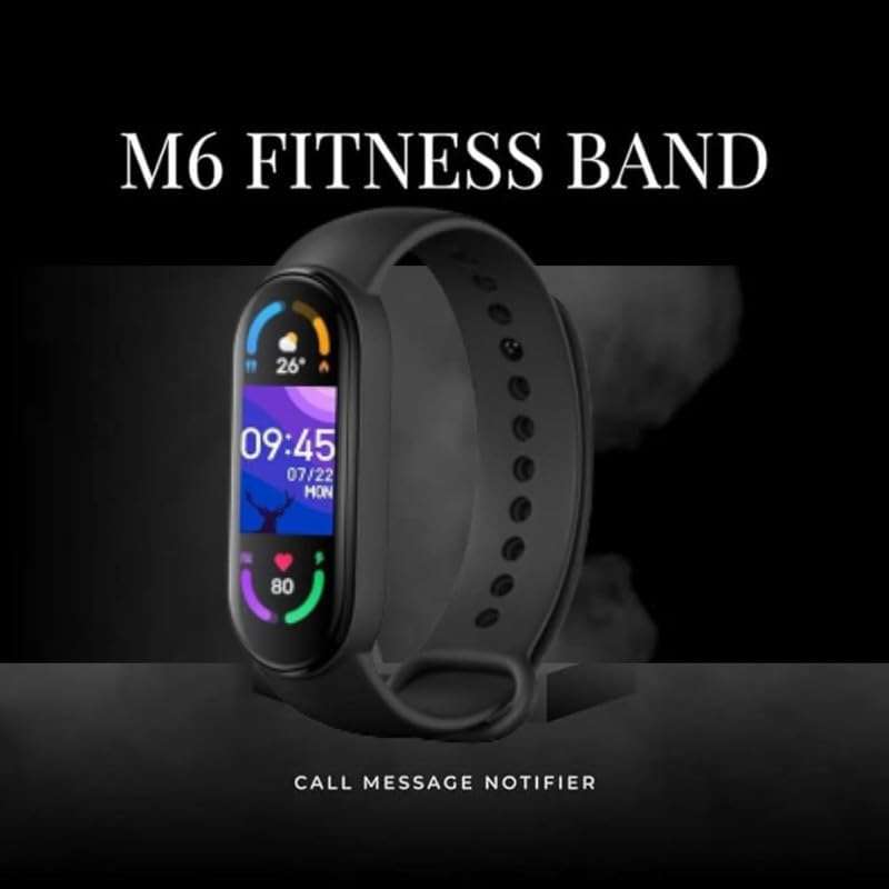 Texton M6 Smartband Bracelet - Sports Smart Band Wristband with Heart Rate Monitor and Multiple Activity Features, Suitable for Men and Women. 3