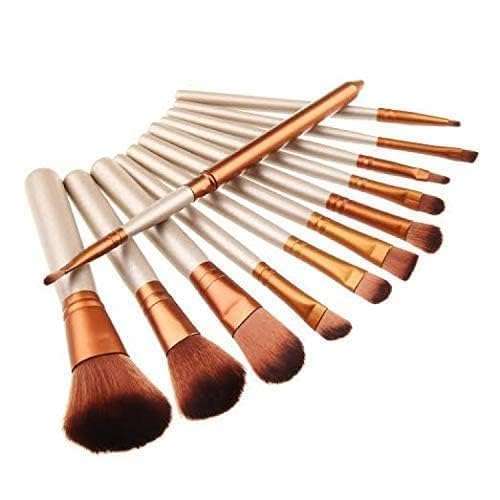 HIKIN SUPERMARKET™ 12 Pcs Makeup Brush Set Makeup Brushes For Foundation Eyeshadow Eyebrow Eyeliner Blush Powder Concealer Contour (Multicolor) 4