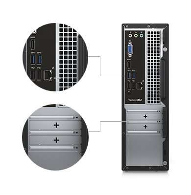 2019 Dell Vostro 3470 Mini Tower 8th Generation Desktop Computer PC (Intel Quad Core i5-8400, 8GB Ram, 256GB SSD, HDMI, VGA, WiFi, DVD-RW) Windows 10 (Renewed) 2