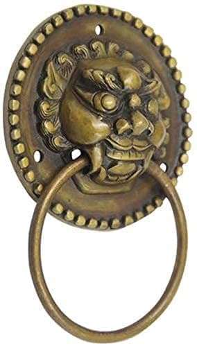 Classical Door Handle Chinese Knocker Door Handle Door Beast Handle Copper Handle Vintage Knocker Classical Handle Hardware Door Lock Closet Door Handle 3