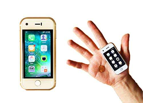 Mini Smartphone iLight 8+ World's Smallest 8Plus Android Mobile Phone, Super Small Tiny Micro 2.4" Touch Screen, 8S Design, Global Unlocked Great for Kids Tiny iPhone Look Alike 1
