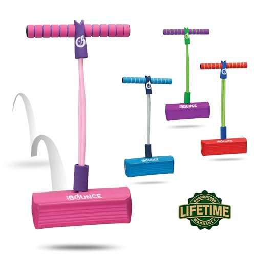 New Bounce Pogo Stick for Toddlers - Foam Jumper for Age 3,4,5,6,7,8 - Outdoor Jumping Toys - Birthday Gift for Toddler Girls and Boys 1