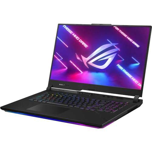 ASUS ROG Strix Scar 17 Gaming & Entertainment Laptop (AMD Ryzen 9 7945HX 16-Core, 32GB DDR5 4800MHz RAM, 8TB PCIe SSD, GeForce RTX 4080, 17.3" 240 Hz Win 10 Pro) with USB-C Dock 4