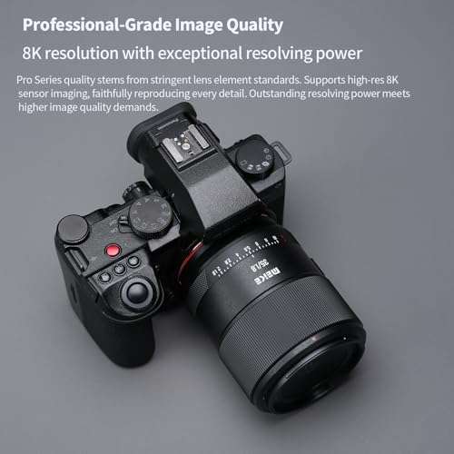 Meike Pro 35mm F1.8 Wide Angle Auto Focus AF STM Full Frame High Resolution 8K Portrait Prime Lens Compatible with Panasonic Lumix Sigma L Cameras S1H S1 S5 S5 Mark II S1R S9 FP 3