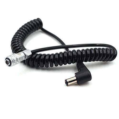 SZJELEN DC2.5 to SF6 2Pin Female Connector for Blackmagic Pocket Cinema Camera 4K/6K Power Cable 3