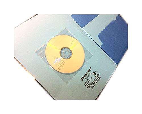 500 Pcs Clear Adhesive Backed CD/DVD Sleeves for Magazines Books Binders File Folders 1