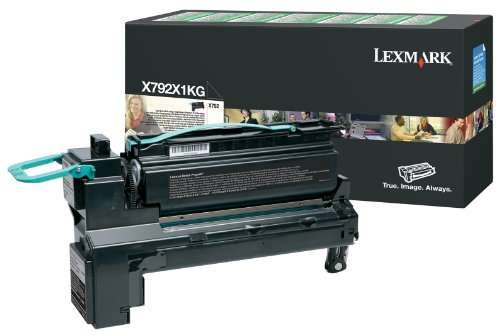 Lexmark, LEXX792X1KG, X792X1CG/KG/MG/YG Toner Cartridges, 1 Each 1