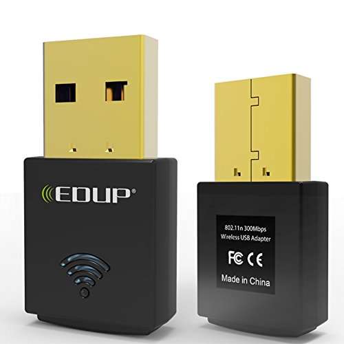 EDUP USB Wireless Adapter Mini Network Card 300Mbps Wi-Fi Adapter USB Bluetooth Wi-Fi Adapter, Wireless Nano USB Network Adapter for Laptop Desktop PC Wi-Fi Dongle (EP-N1557-300mbps)-(EPL-849WA-01) 3