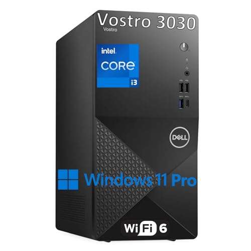 Dell Desktop Computers Tower PC for Home Business Student, 12th Gen Intel 4-Core Processor, 4GB DDR5 RAM, 1TB PCIe SSD, WiFi 6, Bluetooth, Keyboard and Mouse, Windows 11 Pro 1