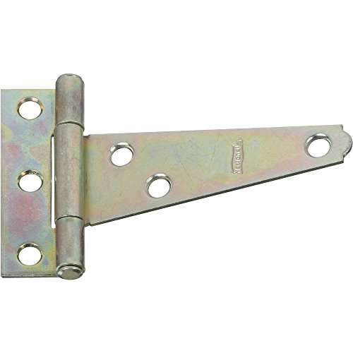 National Hardware V284 3-Inch Zinc Plated Light T Hinge