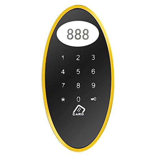 Oyunngs 【 】 Password Lock, Touch Keypad RFID Cd Lock, Easy to Inall Zinc Alloy Gyms Scols for Sauna Bath Centers Banks Drawers Lockers Public Buildings 1