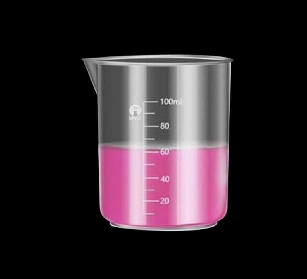 SPYLX Plastic Measuring Cups Graduated Epoxy Resin Mixing Cups, Small Beaker, Plastic Measuring Cup for Epoxy Resin, Paint, Art Craft, Soap Candle Tumbler Making (1, 100ml) 1