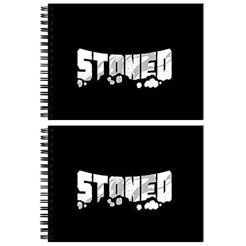 Tinywalk S Sketch Book Drawing Pad Landscape Sketch Book pad Thick Sheets (A4 Size,100 Sheets/200 Pages, Pack of 2)