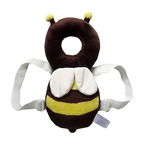 Futaba Baby Headrest Wings Drop Resistance Learn Walking Pillow - Brown 1