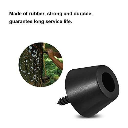 Zerone Guitar Speaker Rubber Feet, 4Pair/8Pcs #5 30x20mm Anti-Vibration Pads with Screw for Guitar Amplifier 6