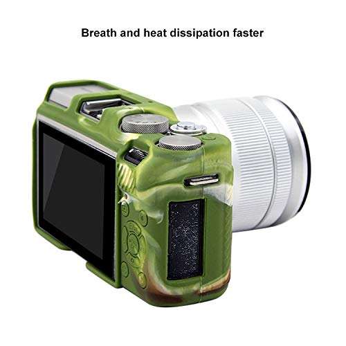 PULUZ Soft Silicone Protective Case for FUJIFILM X-A3 / X-A10 (Camouflage) 2