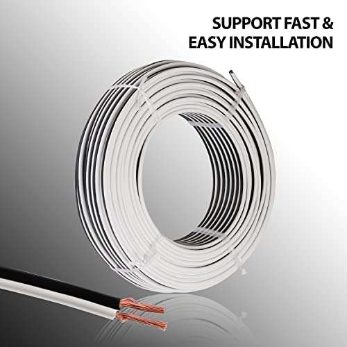 AllExtreme 16 Awg TPW (RD/FT) Speaker Wire for Home Audio System High-Performance Copper Wire with PVC Finishing, (90 Mtrs) 4