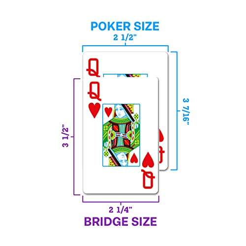 Copag 1546 Design 100% Plastic Playing Cards, Poker Size (Standard) Jumbo Index Orange/Brown Double Deck Set 6