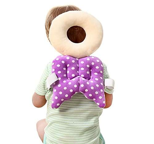 Futaba Drop Resistance Head Protection O-Shaped Baby Pillow - Purple 5