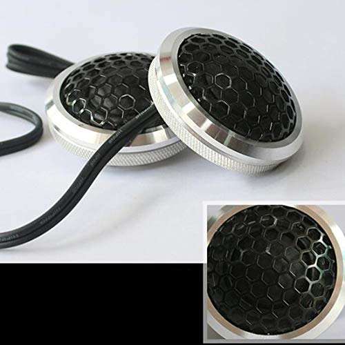System 1-Inch Tweeter Kit Car Tweeter Speaker Silk Dome Tweeters Audio Component Tweeters Premium Speaker Original Sound Playback Simple to Install 2