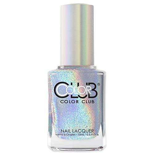 Color Club Halographic Hues Nail Polish, Multicolored, Harp On It, 0.5 Ounce