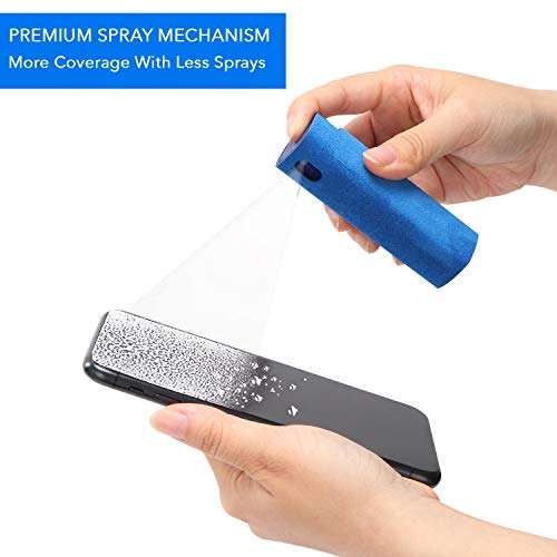 ProofTech Screen Cleaner | Unibody All-in-One Spray and Microfiber Wipe Cloth for All Electronic Devices Computers TVs Phones Tablets | Streak Free, Alcohol Free, Ammonia Free, Odor Free 3