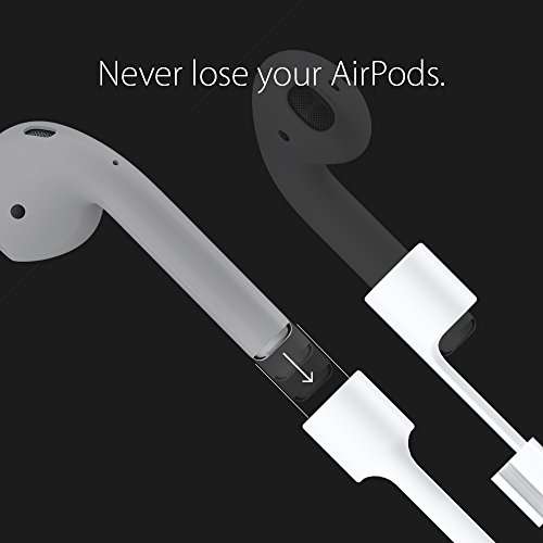 Spigen RA100 Designed for AirPods Strap for Apple Airpods 1 & 2 [NOT Compatible with Airpods Pro] - White 3