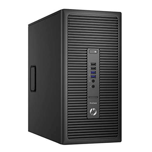 HP 600 G2 Tower Workstation Gaming Computer, Intel i5-6500 up to 3.6GHz, 16GB RAM, 256GB SSD & 2TB HDD, USB 3.0, NVIDIA GeForce GT 710 2GB, HDMI, DVI, VGA, WiFi BT 4.0 Windows 10 (Renewed) 1