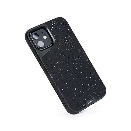 MOUS Protective Case for iPhone 12/12 Pro - Limitless 3.0 - Speckled Black Leather - No Screen Protector 1