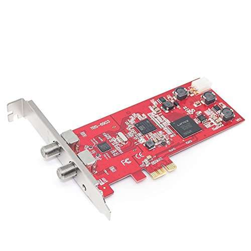 TBS 6903 DVB-S2 Professional Dual Tuner PCI Express Digital Satellite TV Card with Unique DVB-S2 Demodulator Chipset for Receive Special Broadcasted with ACM, VCM, 16APSK,32APSK 2